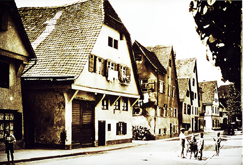 Historische Aufnahme der Pfluggasse
